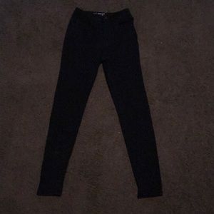 High rise skinny jeans